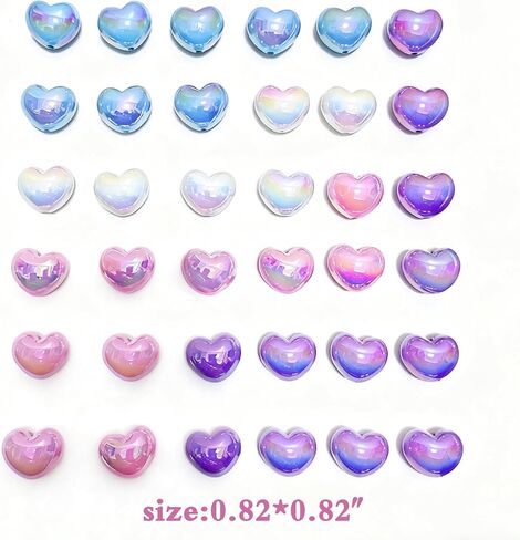 30 PCS Candy Color Color acrylic beads ، حبات ملونة مرسومة باليد ، حبات بلاستيكية فضفاضة لطيفة ، سوار هاتفيس داي دبوس محمول بالسيارة مجوهرات معلقة ، مواد ديني ديي (نجمة) in Kuwait