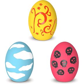 Dog Toys Squeaky, Funny Interactive Puppy Egg Balls, Soft Latex Squeak Pet Chew Toy Pack for Puppies Small Medium Breed Dogs in Saudi Arabia