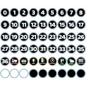 54PCS Line up Spots for Classroom Floor, 4" Number Stickers for Classroom, 36 Pcs Line up Dots Line up Numbers Floor,Numbers for Classroom Lining up Back to School Preschool Kindergarten Supplies in Kuwait