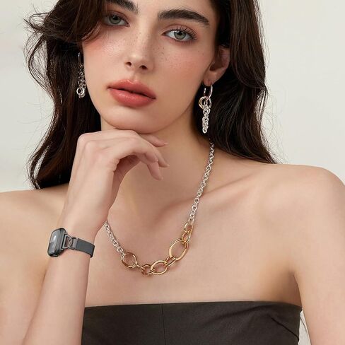 Adorve حلقة ميلانو رفيعة متوافقة مع سوار ساعة Apple 40 مم 41 مم 38 مم 42 مم 44 مم 45 مم 46 مم 49 مم للنساء، أساور معصم مغناطيسية رفيعة من الفولاذ المقاوم للصدأ لسلسلة iWatch SE 10 9 8 7 6 5 4 3 2 1 in Kuwait