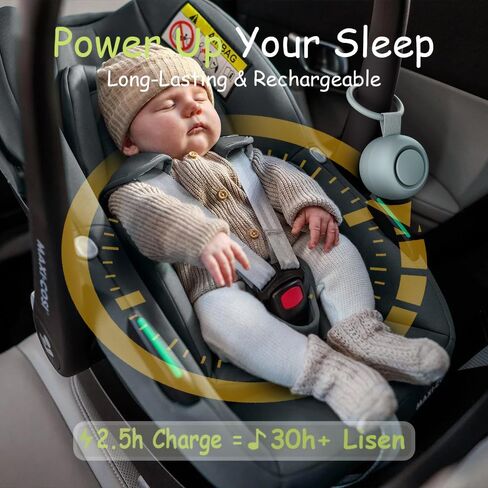 Portable White Noise Sound Machine | 16 Soothing Sounds | Timer | Memory Function | Noise Canceling for Sleep Aid & Office Privacy | Travel | Registry Gift | Sleep Soother for Baby Kids Adults in Kuwait