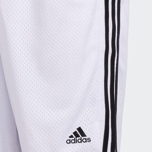 شورت كرة السلة الشبكي الرياضي للفتيات من adidas مقاس 5 بوصات، أسود Adi in Saudi Arabia