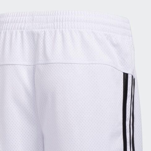 شورت كرة السلة الشبكي الرياضي للفتيات من adidas مقاس 5 بوصات، أسود Adi in Saudi Arabia