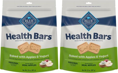 Blue Buffalo Health Bars Mini Crunchy Dog Biscuits, Oven-Baked with Natural Ingredients, Bacon, Egg & Cheese, 16-oz. Bag in Kuwait