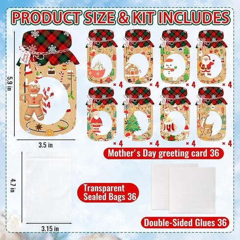Openfly 36Pcs Happy Easter Candy Holder Card Mason Jars Easter Cards Set Easter Exchange Greeting Card Happy Easter Mason Jar Paper Card Craft Bulk for Classroom Spring Easter Party Favors in Kuwait