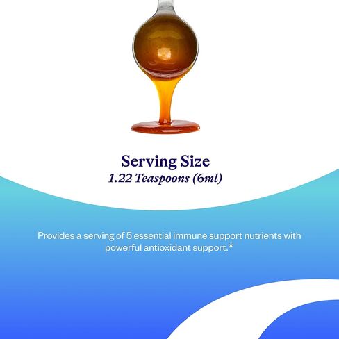 البحث عن الصحة المناعية المكثفة - مكمل دعم صحة الجهاز التنفسي والرئة - مكمل مضاد للأكسدة مع فيتامين ج والزنك وفيتامين د لدعم المناعة - 6 أونصة، 36 وجبة in Kuwait