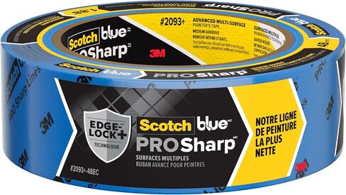 Scotchblue Prosharp Painter's Tape بعرض 2 بوصة (1.88 في × 60 YD) 3 لفات الأزرق يحمي الأسطح ويزيلها بسهولة ، شريط قفل الحافة للاستخدام الداخلي والخارجي (2093+-48AC3) in Kuwait