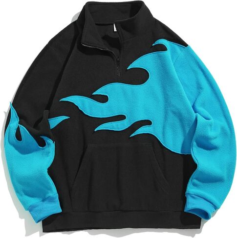 ZAFUL Pullover Sweater 1/4 Zipper Long Sleeve Sweatshirt Cotton Soft & Lightweight Tops Army Green XL in Saudi Arabia