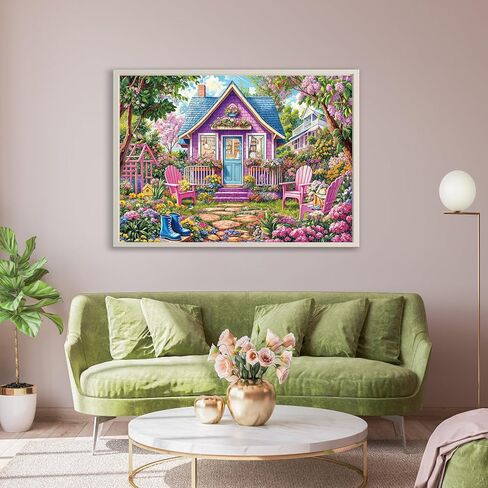 بانوراما للألغاز للبالغين 1000 قطعة ، خطاب متشابك بشكل مثالي على الخلف لا غبار ، ملصق 1: 1 ، لعبة ديكور ديكور عيد ميلاد هدية للرجال كبار السن من كبار السن (شوارع الخريف) in Kuwait