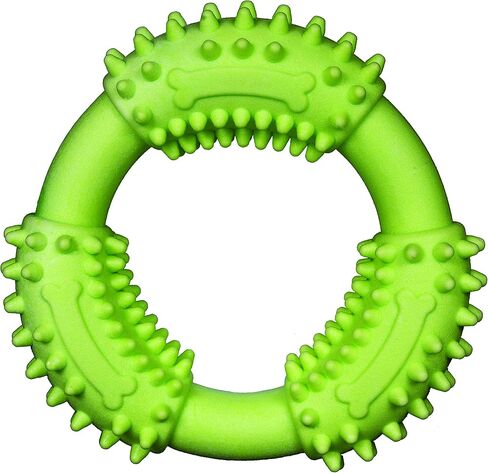 Spunky Pup Gnaw Guard Foam Dog Toy | Strong Dental Chew Toy | Promotes Healthy Teeth & Gums | Large Ring in Kuwait