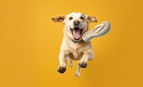 Spunky Pup Gnaw Guard Foam Dog Toy | Strong Dental Chew Toy | Promotes Healthy Teeth & Gums | Large Ring in Kuwait