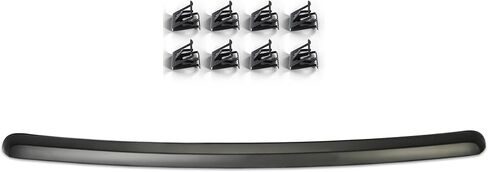 KUAFU شاحنة هود صب تقليم متوافق مع 2007-2013 GMC Sierra 1500 2500HD 3500HD صب أسود استبدال لGM1235110 10385157 ث/مقاطع للتثبيت in Saudi Arabia