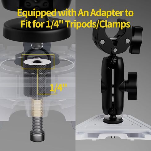 Starlink Mini Tripod Adapter, Starlink Mini Tripod Mount, 1/4"~20 Threaded Tailored for Mini Starlink Common Size Tripod Mounting Accessory Kit in Kuwait