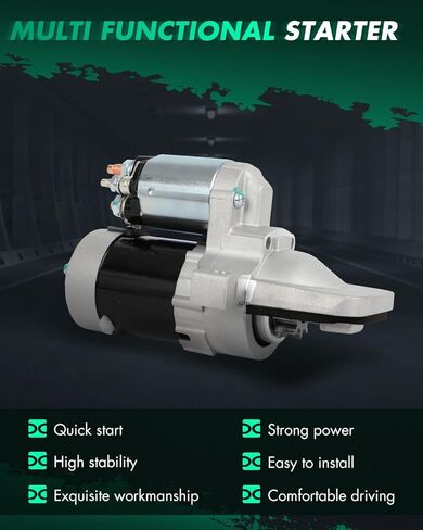 SCITOO Starter for 16016 Starter Motor Fits for 2018-2019 for Ford for Escape 2.5L,2017-2019 for Ford for Explorer 2.3L,2017-2018 for Ford for Focus 2.0L,2017-2020 for Ford for Fusion 2.0L in Kuwait