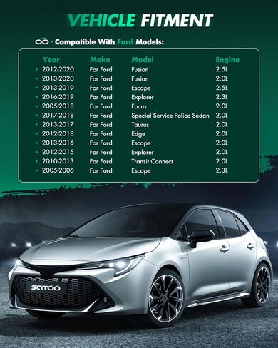 SCITOO Starter for 16016 Starter Motor Fits for 2018-2019 for Ford for Escape 2.5L,2017-2019 for Ford for Explorer 2.3L,2017-2018 for Ford for Focus 2.0L,2017-2020 for Ford for Fusion 2.0L in Kuwait