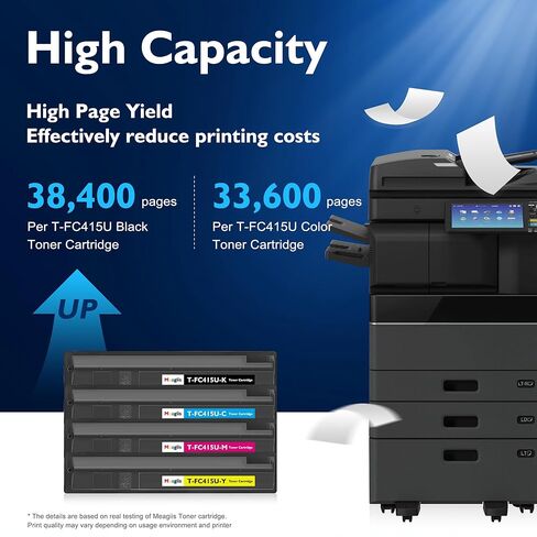 T-FC415U Toner Cartridge Replacement for Toshiba T-FC415U Toner T-FC415U-K T-FC415U-C T-FC415U-M T-FC415U-Y Works with Toshiba E-Studio 2515AC 3015AC 3515AC 4515AC 5015AC Printer (4-Pack) in Kuwait