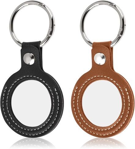 Leather Coin Holder Keychain, Waterproof and Scratchproof Coin Protector for Commemorative Coins, Collectible Display, Gifts, and Daily Carry Accessory in Kuwait