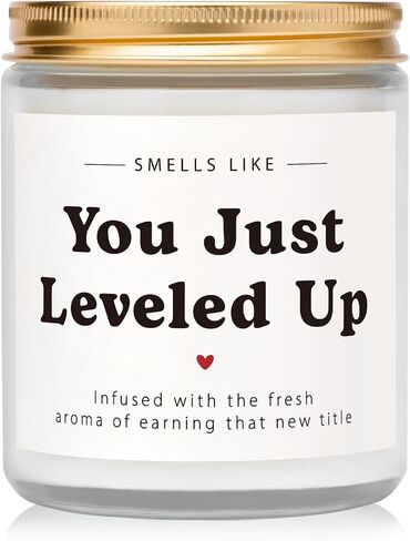Promotion Gifts for Women Men, Funny Gifts for Promoted Ideas - Lavender Scented Candles, Congratulations Gift for Job Promotion, Promotion Gift for Family Friend Coworker in Saudi Arabia
