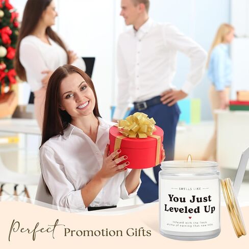 Promotion Gifts for Women Men, Funny Gifts for Promoted Ideas - Lavender Scented Candles, Congratulations Gift for Job Promotion, Promotion Gift for Family Friend Coworker in Saudi Arabia