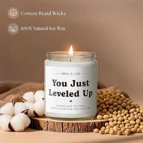 Promotion Gifts for Women Men, Funny Gifts for Promoted Ideas - Lavender Scented Candles, Congratulations Gift for Job Promotion, Promotion Gift for Family Friend Coworker in Saudi Arabia