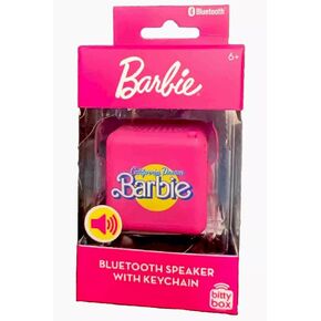 Bitty Boomers Mattel: Barbie - Barbie Phrases - Bitty Box 1.3 Inch Keychain Bluetooth Speaker in Kuwait
