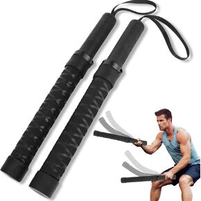 Ropeless Battle Ropes for Home Gym, Weighted Battle Rope, Black Workout Ropes for Working Out, Fitness Heavy Rope for Exercise Training Rope for Home Workout - 2PCS in Kuwait