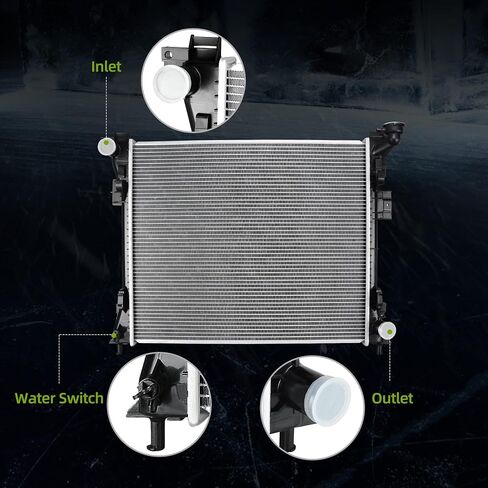 AUTOSAVER88 Radiator Compatible with 2009-2020 Dodge Journey 2.4L 3.5L 3.6L V6 L4 in Saudi Arabia