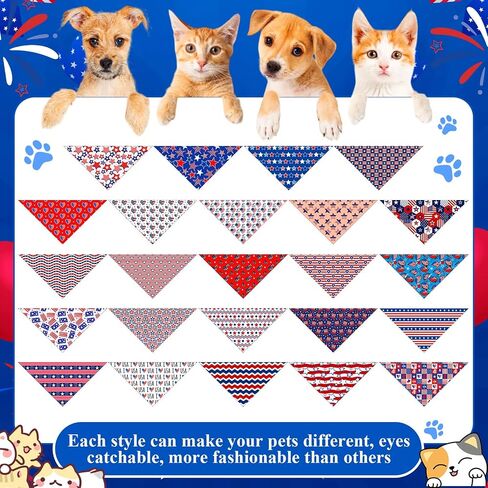 48 Pcs Dog Bandanas Summer Bulk Hawaiian Fruit Dog Bandanas Puppy Triangle Scarf Bibs Washable Adjustable Pet Kerchief Bibs for Small Medium Summer Costume Accessories Decoration in Saudi Arabia