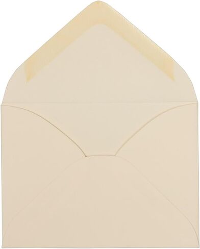 ورقة مربى 2 3/4 × 3 3/4 V -FLAP الأظرف التجارية - العاج - 100/حزمة in Saudi Arabia