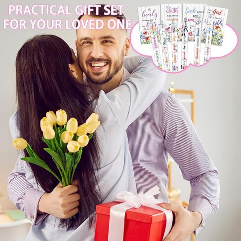 Christian Gifts Bulk for Women - 24PCS Inspirational Quotes Pens Scripture Notebooks Flower Bible Verse Ballpoint Pens Set Positive Religious Gifts for School Office Classroom Church Teacher in Kuwait