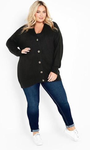 Avenue Women's Plus Size Cardi Teagan in Kuwait