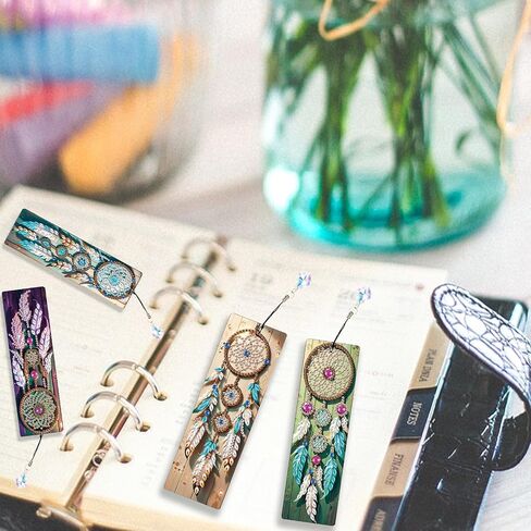 4 PCS Diamond Art Bookmarks for Adults Diamond Painting Bookmarks Diamond Painting Bookmark Kits Diamond Art Book Marks Diamond Painting Book Marks Diamond Art Bookmark Kits Cat in Kuwait