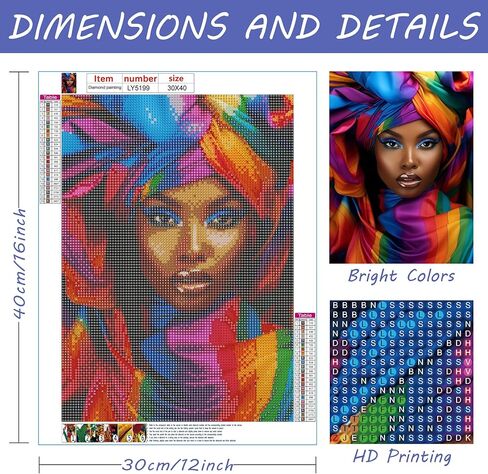 SKRYUIE 5D Christmas Diamond Painting Kits - DIY Diamond Art Kits for Adults Bird, Full Round Drill - Crystal Embroidery Cross Stitch - Craft for Wall & Office Decor - 12x16 Inch k10 in Kuwait