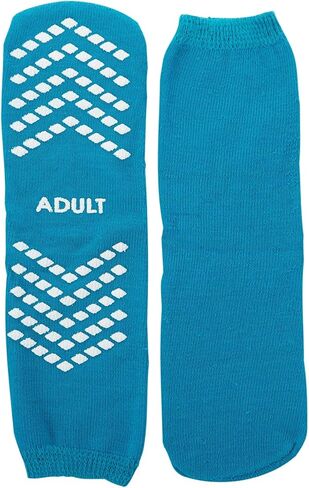 McKesson Skid-Resistant Slipper Socks Above-Ankle XXL Gray, 1 Pair in Saudi Arabia