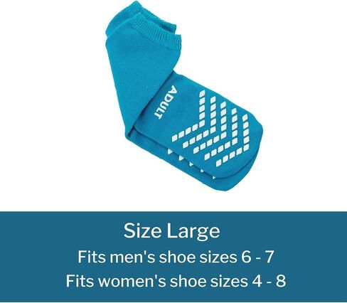 McKesson Skid-Resistant Slipper Socks Above-Ankle XXL Gray, 1 Pair in Saudi Arabia