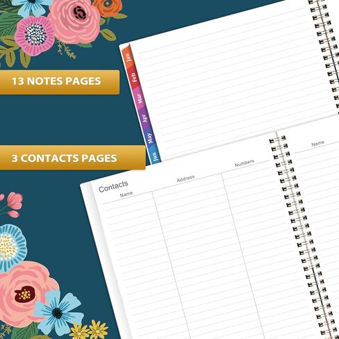 2025-2026 Planner - 2025-2026 Planner Weekly and Monthly, Jul. 2025 - Jun. 2026, Calendar/Organizer 25-26, 9" x 11", Premium Paper, Twin-wire Binding in Kuwait