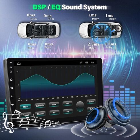 Android 13.0 Double Din Car Stereo - 9 Inch Touch Screen Car Radio Android Auto CarPlay Car Audio Multimedia Receiver with GPS Bluetooth ＆ Backup Camera for Dodge Ram 1500 2500 3500 2003-2005 in Kuwait