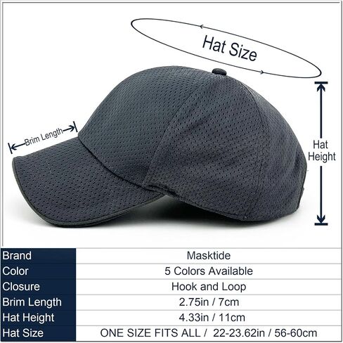 Mens Full Mesh Summer Breathable Running Baseball Hat Quick Dry Womens Moisture Wicking Outdoor Sports Cap in Saudi Arabia