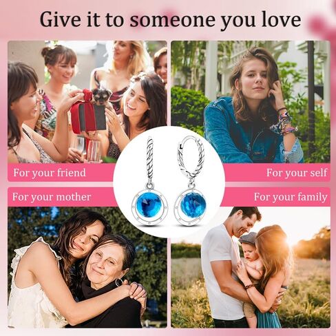 أقراط من الفضة الإسترليني عيار 925 أقراط متدلية للنساء أقراط متدلية من الزركونيا المكعبة أقراط متدلية من الفضة لا تسبب الحساسية in Kuwait