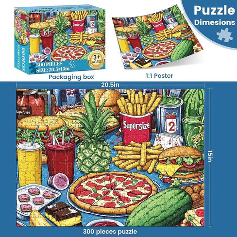 300 Piece Puzzles for Adults,Holy Little White Chapel Puzzle for Adults Kids Seniors,Large Piece Fun Puzzle for Kids Ages 8-10 10-12,Challenging Christian Puzzles Perfect for Game Nights,20.5 * 15 in in Kuwait