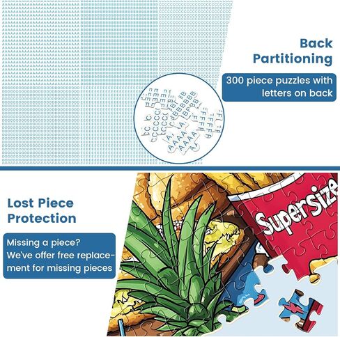 300 Piece Puzzles for Adults,Holy Little White Chapel Puzzle for Adults Kids Seniors,Large Piece Fun Puzzle for Kids Ages 8-10 10-12,Challenging Christian Puzzles Perfect for Game Nights,20.5 * 15 in in Kuwait