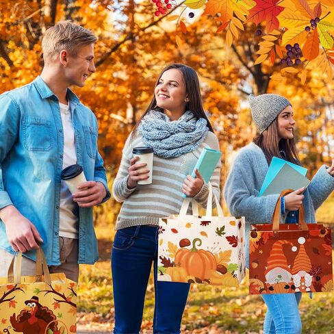 Abbylike 100 Pack Large Easter Gift Bags Bulk Reusable Easter Tote Bags with Handles Non Woven Treat Baskets for Egg Hunt Party Favors, 12.8 x 9.8 x 6.7 Inch in Kuwait