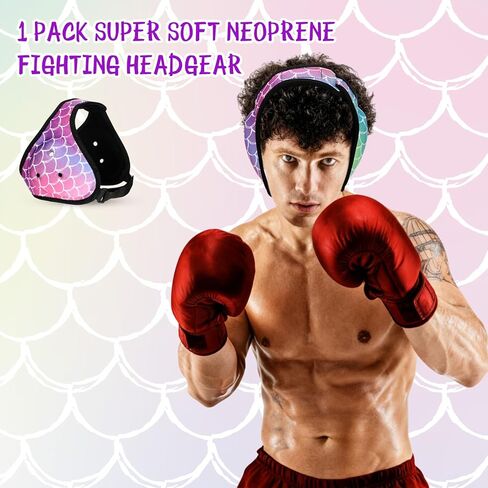 Wrestling Headgear for Adults Soft Grappling Headgear Adjustable Wrestling Ear Guard Wrestling Protective Headgear in Kuwait