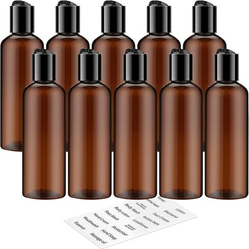 TUZAZO 10 Pack 0.6 OZ Small Travel Bottle for Toiletries, Leak Proof Squeeze Bottles Refillable TSA Approved Travel Size Containers for Shampoo, Conditioner, Lotion, Cosmetic in Saudi Arabia