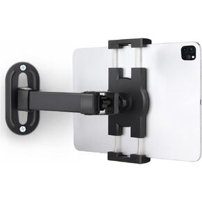 Mippko Tablet Wall Mount Holder for 7~12.9 inch Tablets iPad/Nexus/LG G Pads/e-Reader/Switch, 360°Rotation Clamp 180°Flexible Adjustable Metal Arm Mount in Kuwait