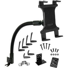Arkon Mounts - Tablet Stand Holder | Tablet Holder for Car or Truck | 18-inch Gooseneck | Adjustable Viewing Angle | Easy Installation Process | Fits iPad and Galaxy | Suitable for 7" to 18.4