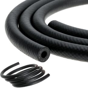 1/4 Inch Fuel Line Hose 10FT For Gasoline Diesel Biodiesel Engine Oil for Fuel Systems Engines 10Feet 300PSI Black