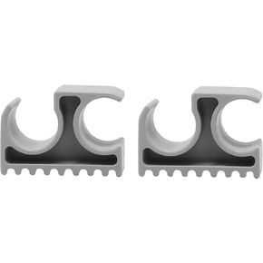 JSP Manufacturing Grey Bimini Top Boat Pole Clips Holder for 7/8-inch Bimini Top Poles