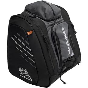 KULKEA Thermal Trekker Heated Ski Boot Backpack - Heated, Insulated Ski Boot Bag For Maximum Gear & Boot Storage - 3 Heat Settings - 20V Wall Plug & 12V Auto Plug