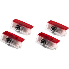 kucehiup Car Led Door Logo Light Ground Courtesy Door Light Projector 4Pcs Compatible with A B C E M G GLA GLB GLC GLE GLS